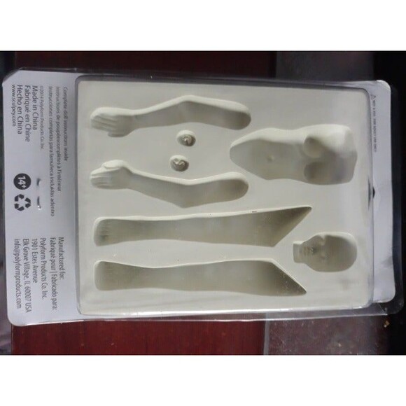 Sculpey Flexible Push Mold-Woman Doll - Picture 2 of 2